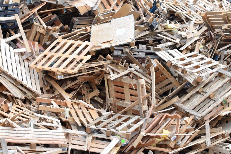 Scrap garbage palettes