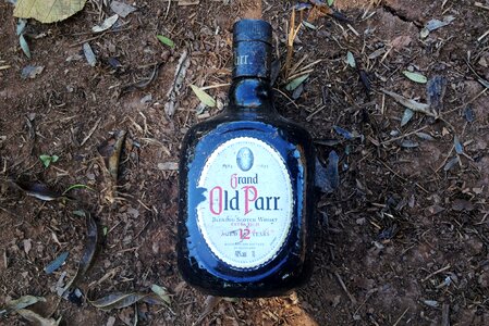 Ground ampty alcohol