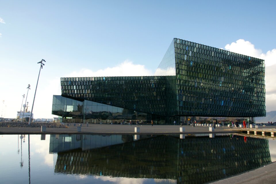 Architecture harpa concert hall