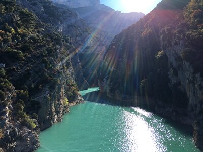 Enormous rock gorge