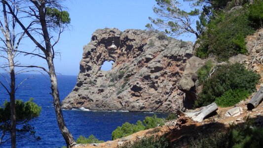 Sea view water spain
