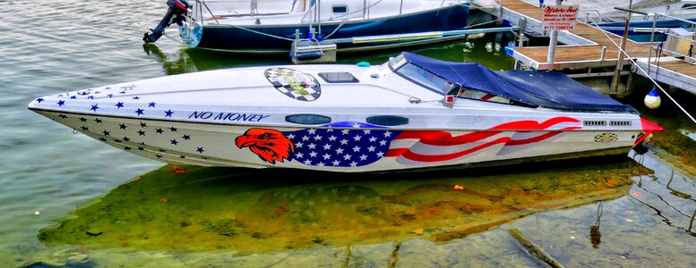 Powerboat water speedboat