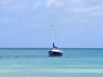 Beach fishing water photo