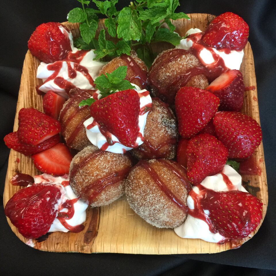 Strawberries dessert