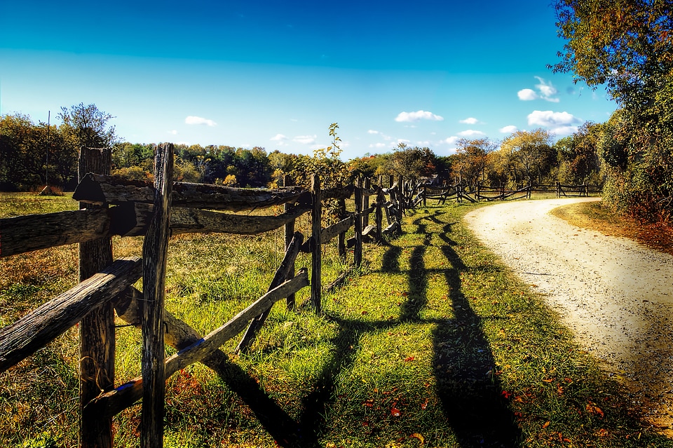 Fence hdr landscape