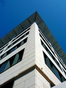 High rise office building facade window