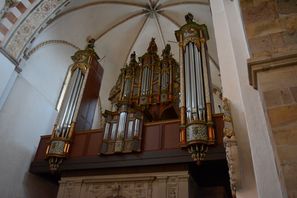 Imposing beautiful church organ