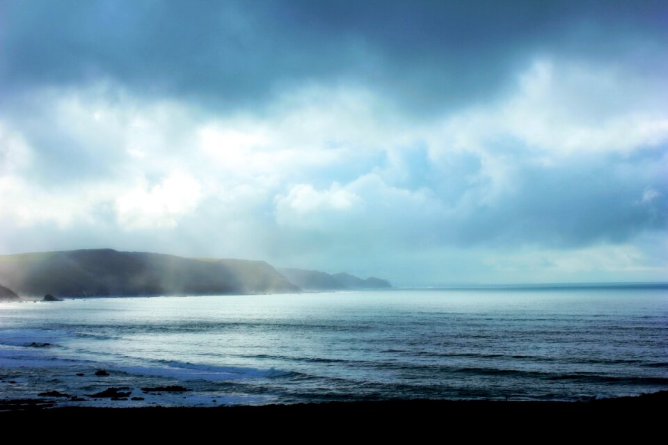 Cornwall sky gloomy