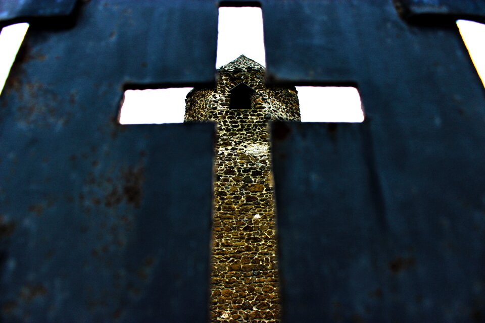 Religion cross towers