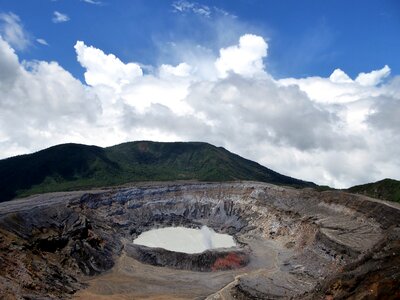 Volcano poas costa rica photo