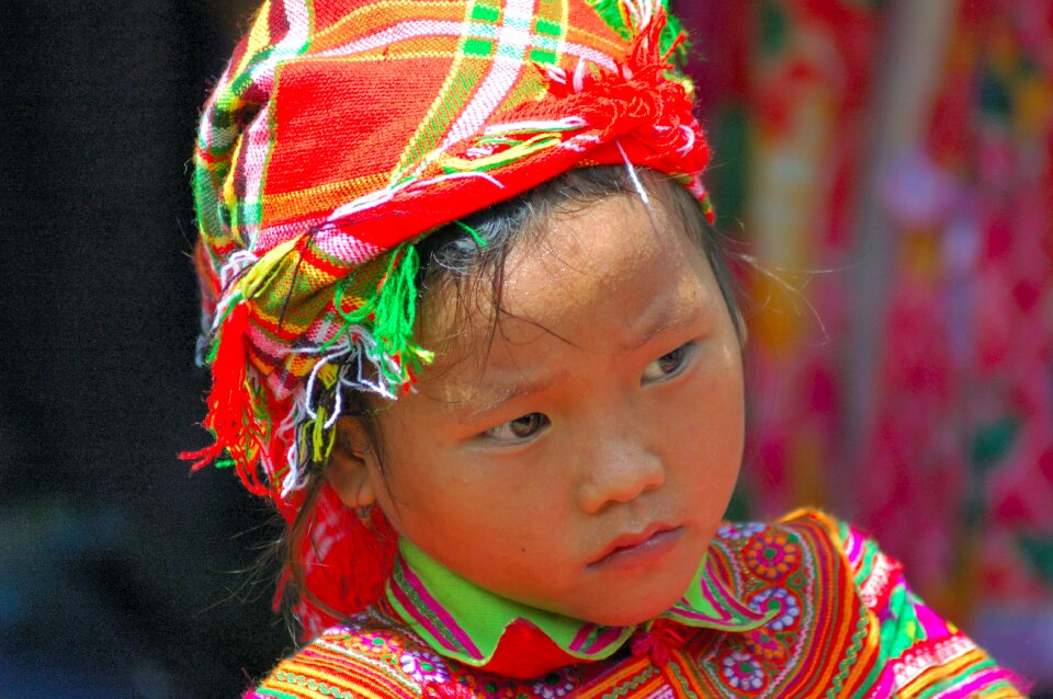 Traditional clothing east photo