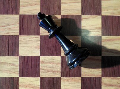 Chess game king matt photo