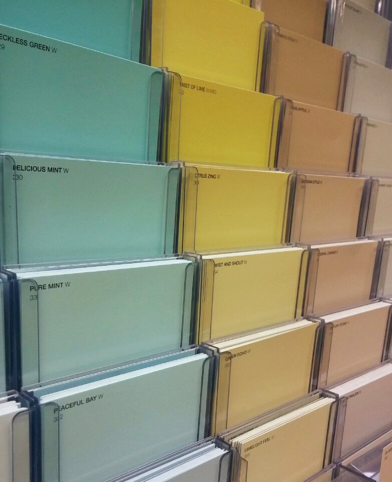 Hues colours yellow