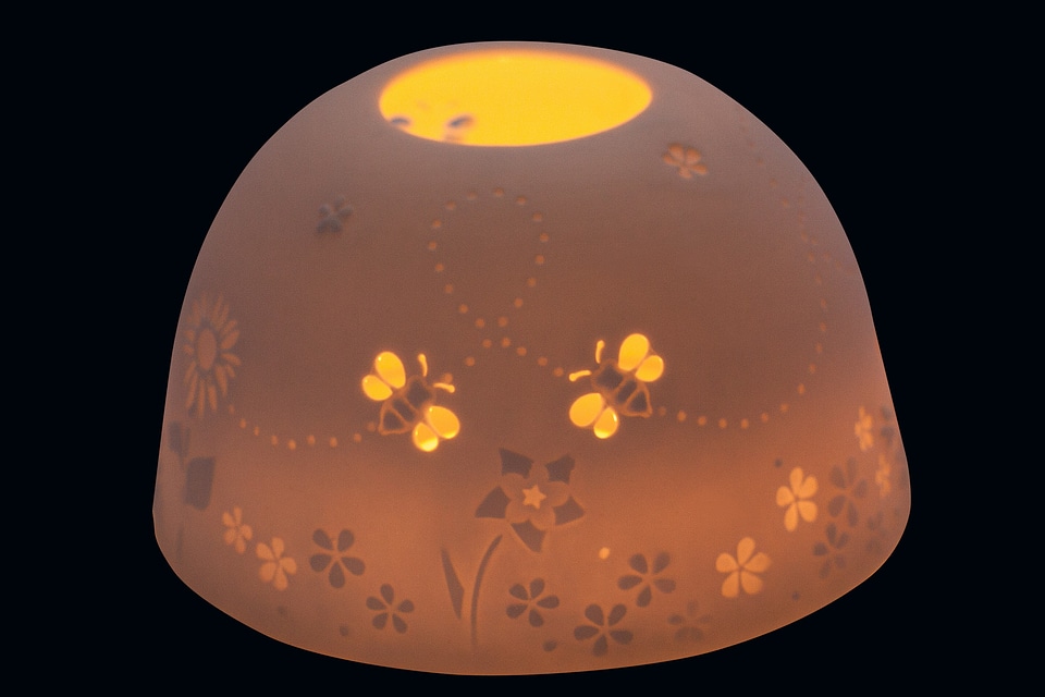 Shining candle bright