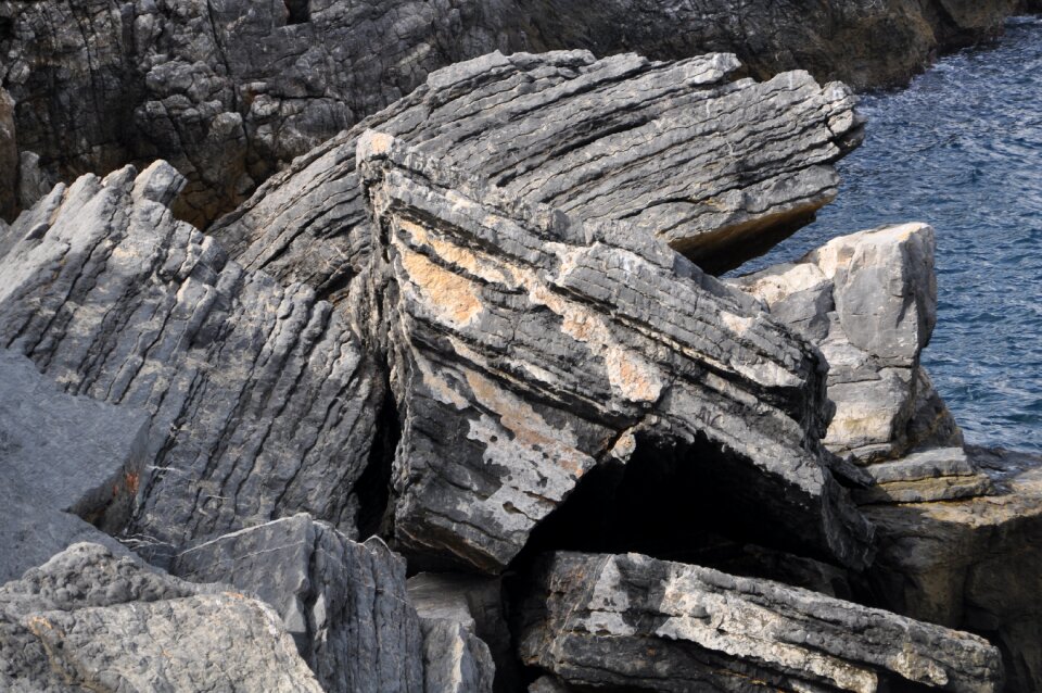 Scree rocky coast rocky