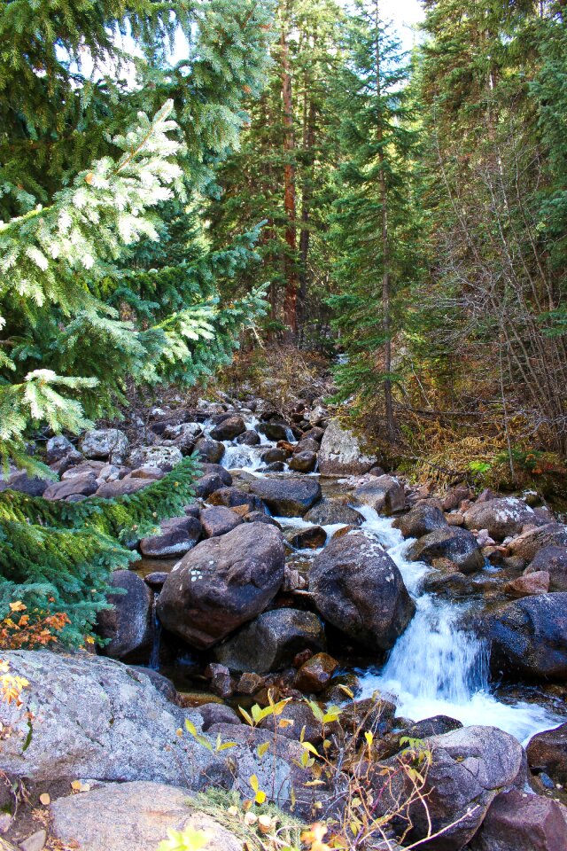 River nature rocky mountains