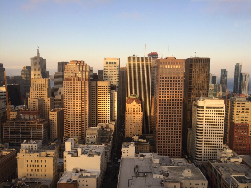 San francisco skyline california cityscape