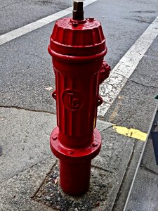 Emergency metal hydrant photo