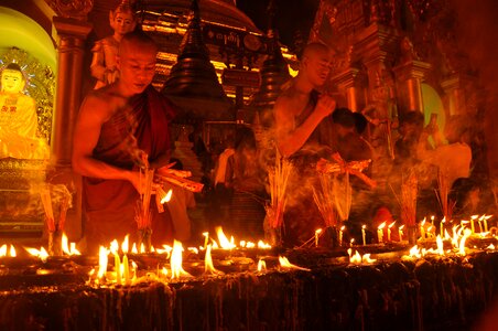Buddhism buddhist light festival