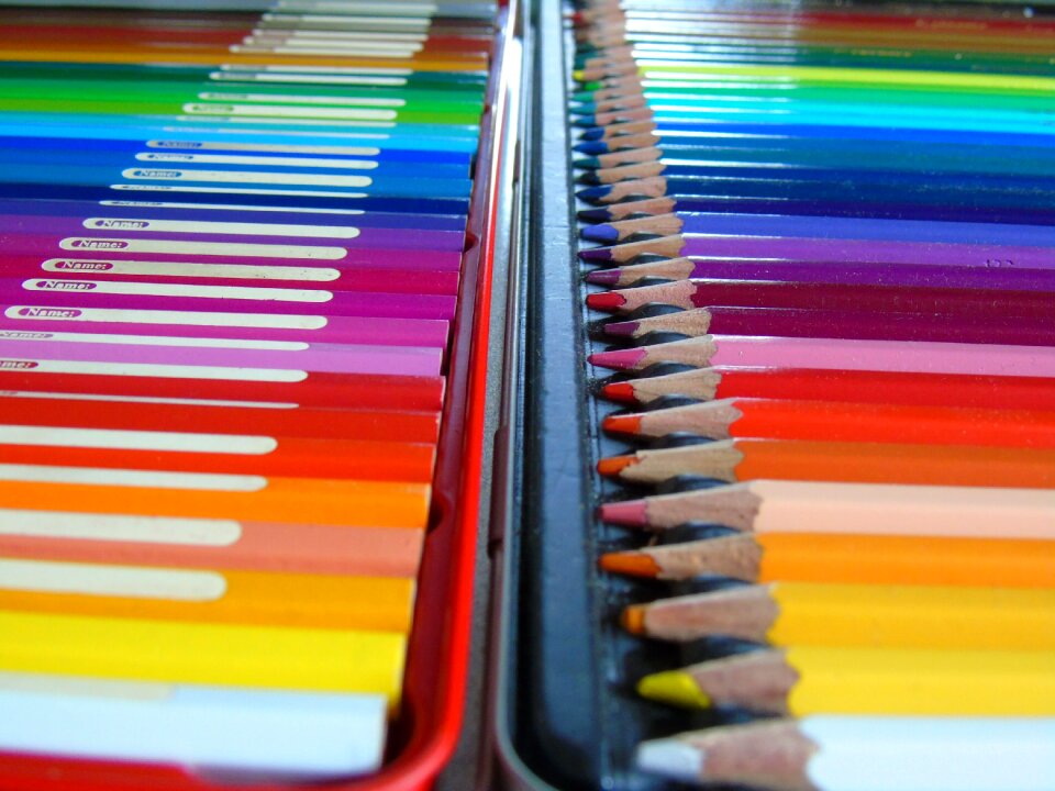 Paint school colorful