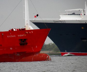 Shipping romance container ship photo