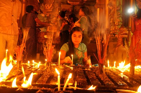 Buddhism buddhist light festival
