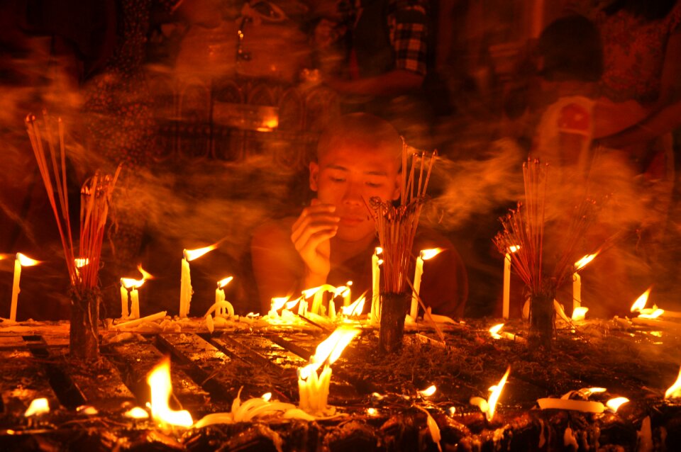 Buddhism buddhist light festival