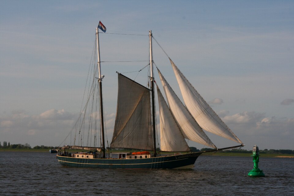Sailing vessel cutter old