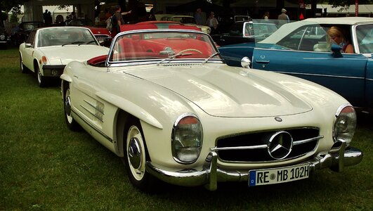 Retro exhibition car