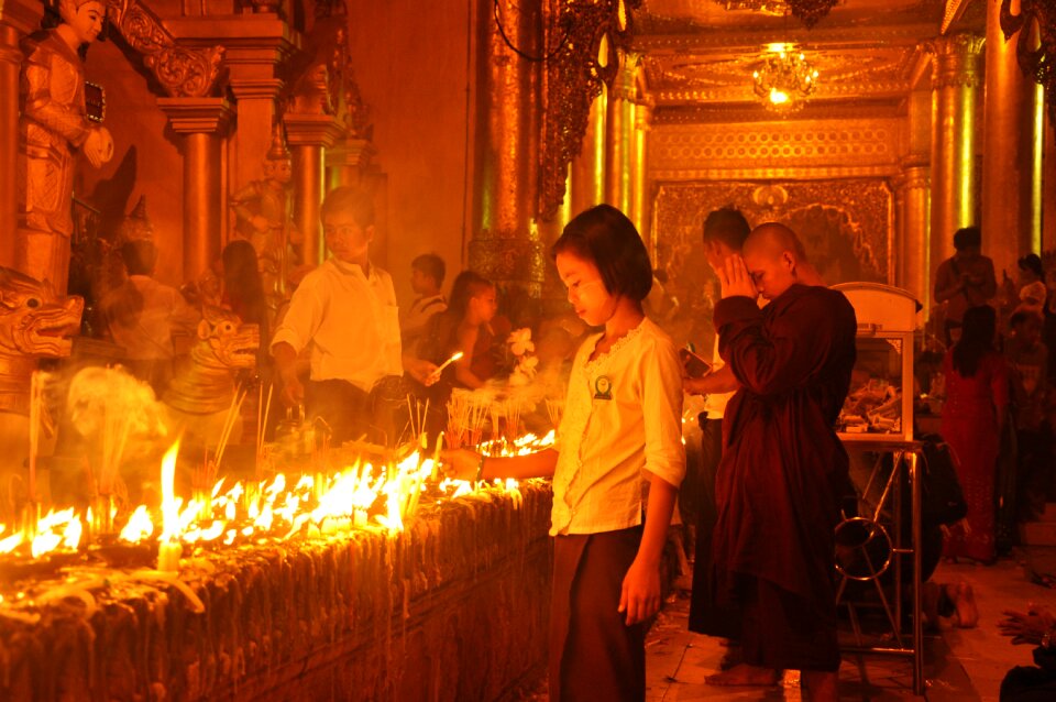 Buddhism buddhist light festival
