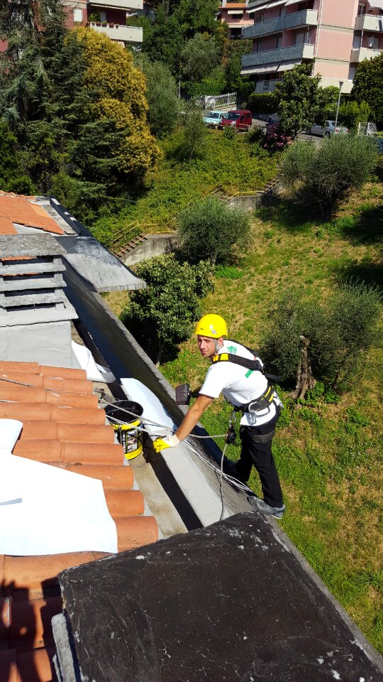 Rope repair work