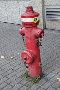 Fire fighting water water utilities red photo