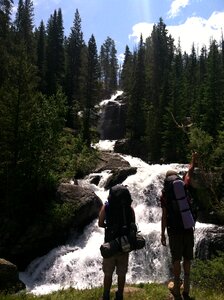 Travel backpack hike