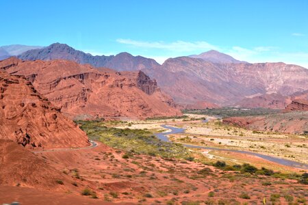 Andes mountains argentina mountain road