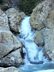 Frost river water photo