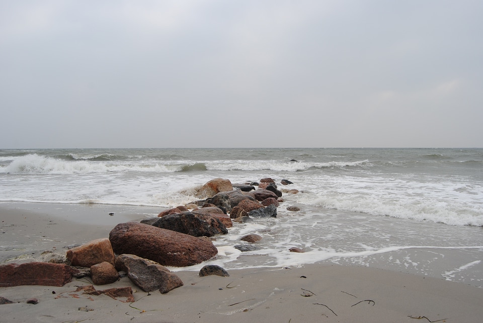 Beach stones autumn