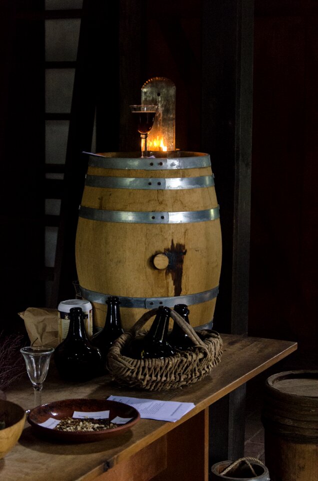Crafting wooden still life