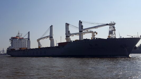 Tanker ship elbe photo