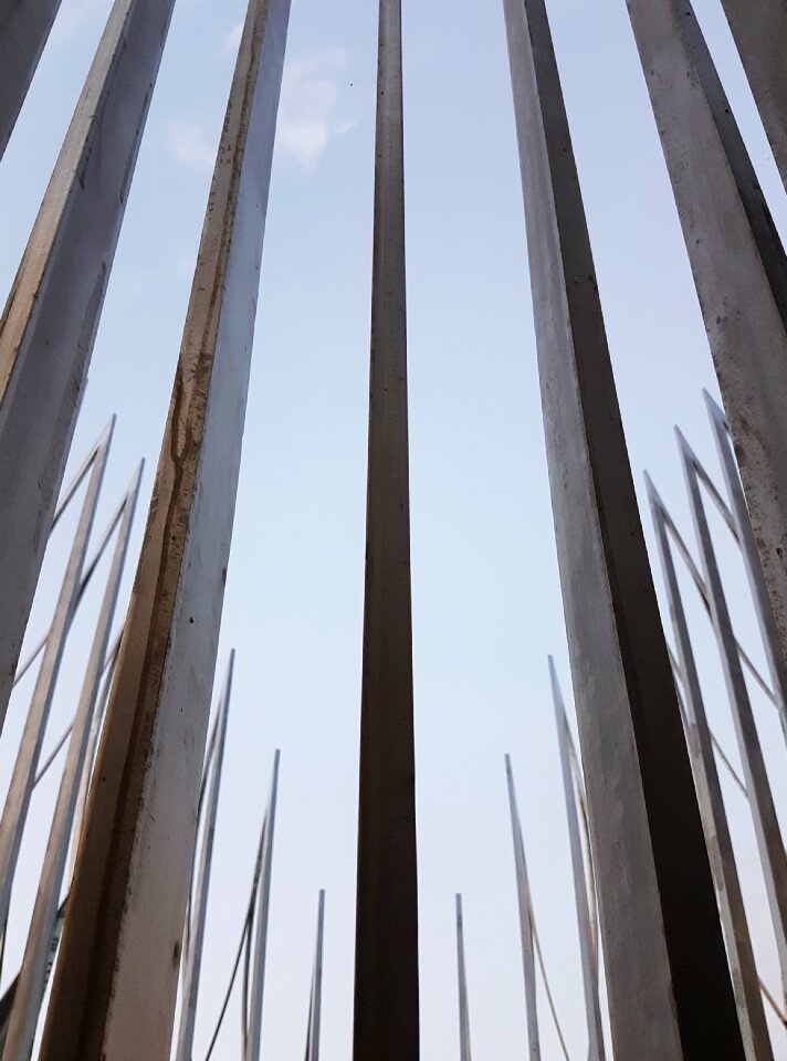 Steel sword perspective