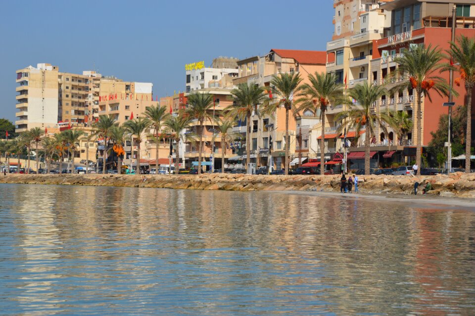 Beach promenade building