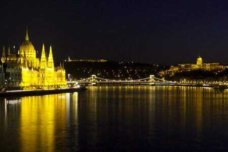 Cityscape danube river photo