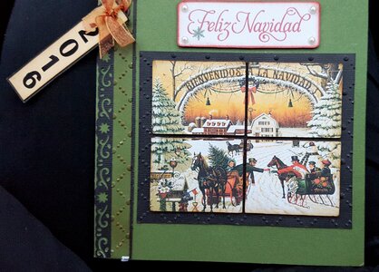 Congratulation christmas scrapbook