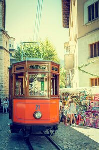 Soller mallorca tram streetcar soller tram photo