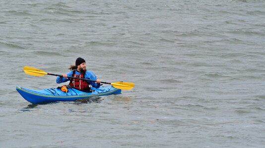 Kayaking sport adventure photo