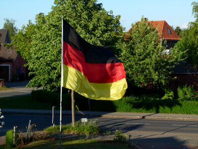 German flag flutter german