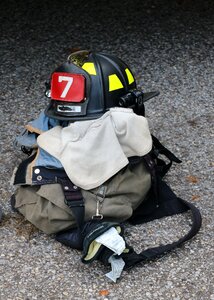 Fire uniform helmet
