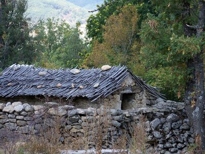 Rural stone wood photo