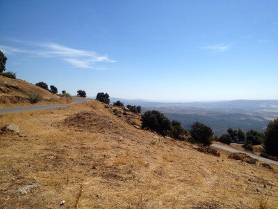 Sky earth hill