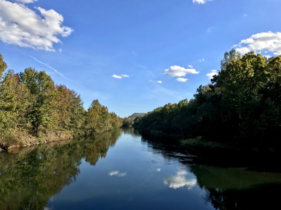 Riverfront landscape