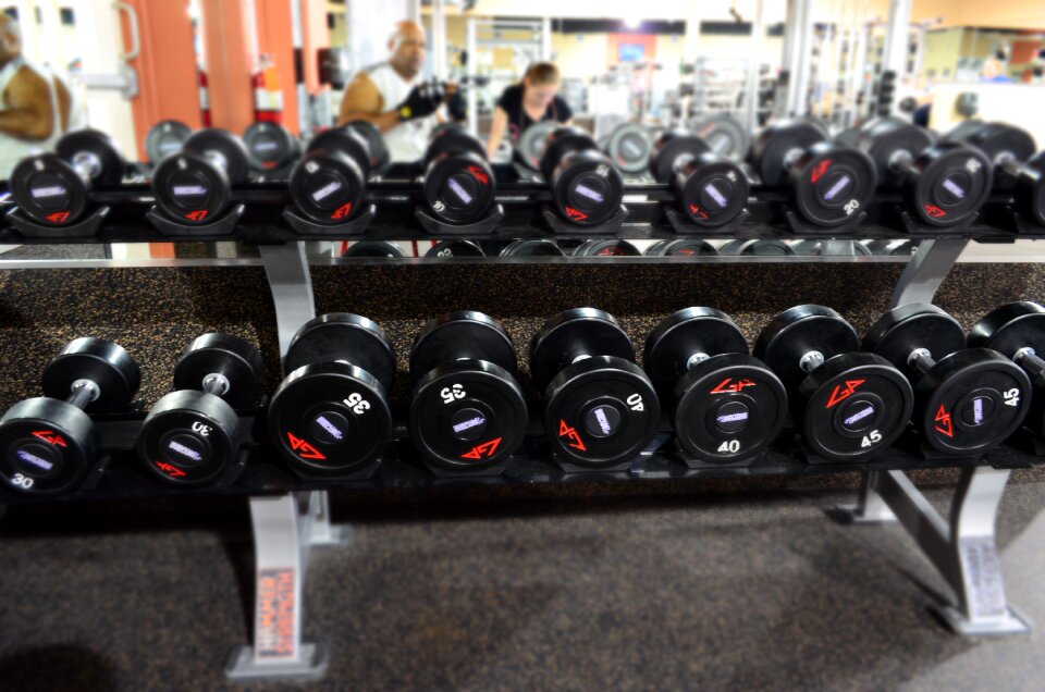 Sport equipment gray fitness